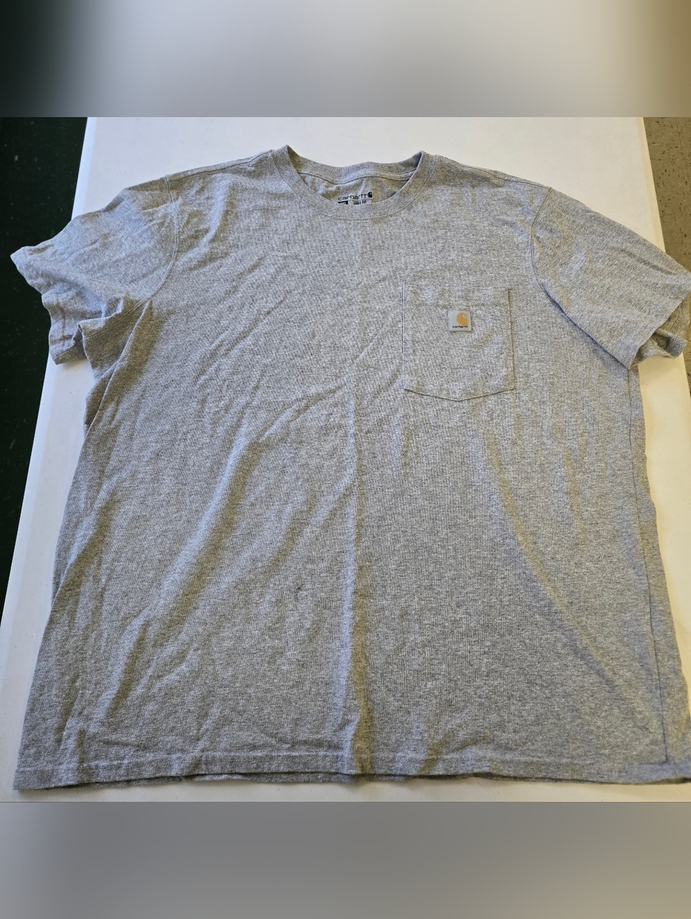 Carhartt Men’s Light Gray Pocket Short Sleeve Tee